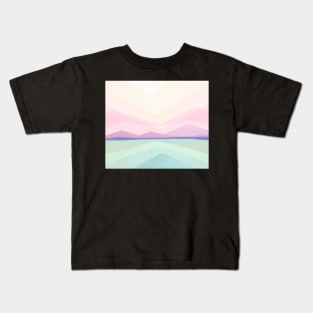 Copy of Green Waldorf landscape poster Kids T-Shirt